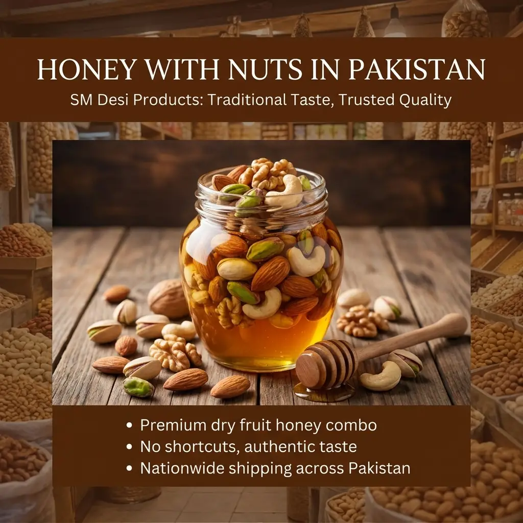 Honey with Nuts in Pakistan