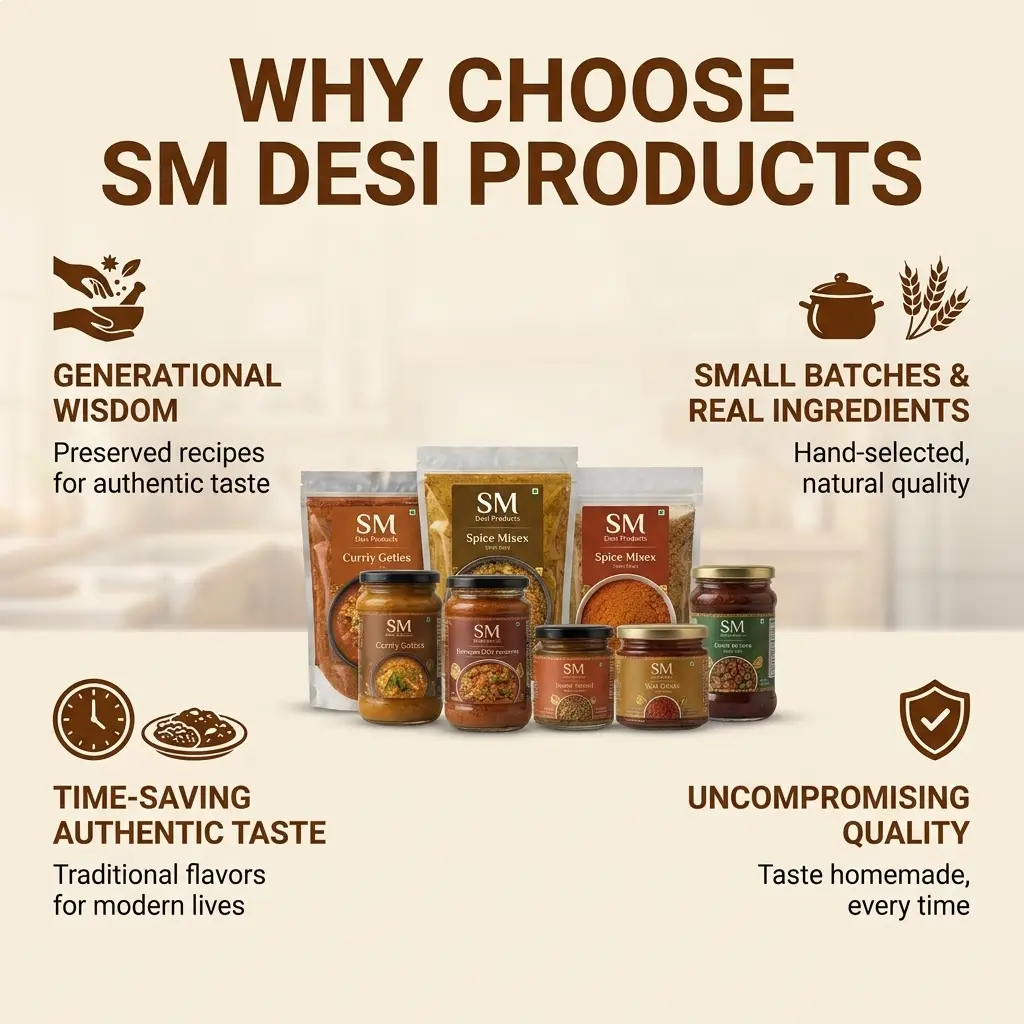 Why Choose SM Desi Products